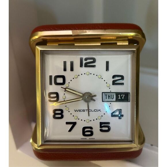 Vintage Westclock Travel Alarm Clock - Picture 2 of 5